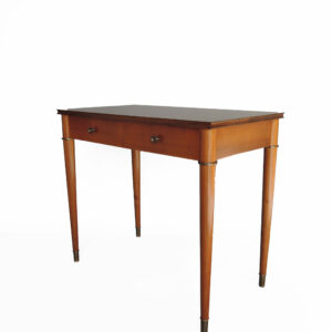 Fine French Art Deco Cherry Desk with Bronze Details