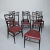 Set of 8 Fine French 1950s Dining Chairs by Maurice Flachet