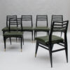 Set of 6 Fine French 1950s Dining Chairs by Raphael