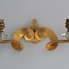 Set of 4 Fine French 1950s Gilded Bronze Wall Lights by Jules Leleu