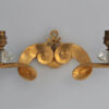 Set of 4 Fine French 1950s Gilded Bronze Wall Lights by Jules Leleu