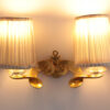 Set of 4 Fine French 1950s Gilded Bronze Wall Lights by Jules Leleu