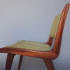 Fine French Mid-Century Mahogany Side Chair by Roset