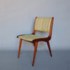 Fine French Mid-Century Mahogany Side Chair by Roset