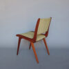 Fine French Mid-Century Mahogany Side Chair by Roset