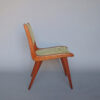 Fine French Mid-Century Mahogany Side Chair by Roset