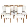 Set of 14 Fine French Art Deco Dining Chairs