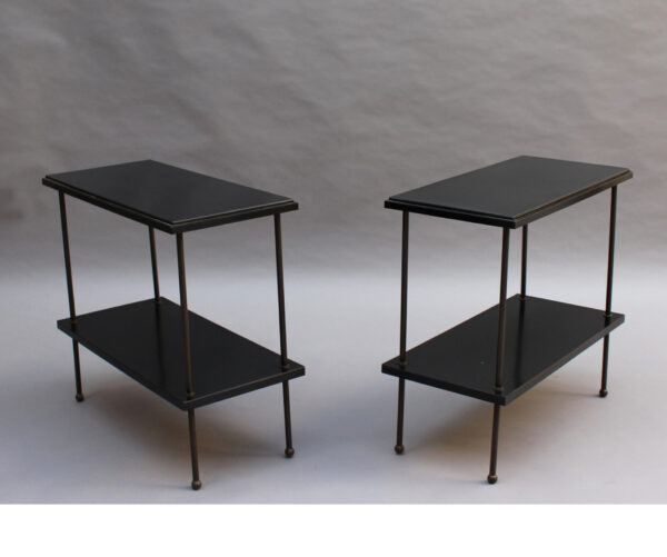 A Pair of Fine French 1950s Side Tables attributed to Baptistin Spade - Image 5