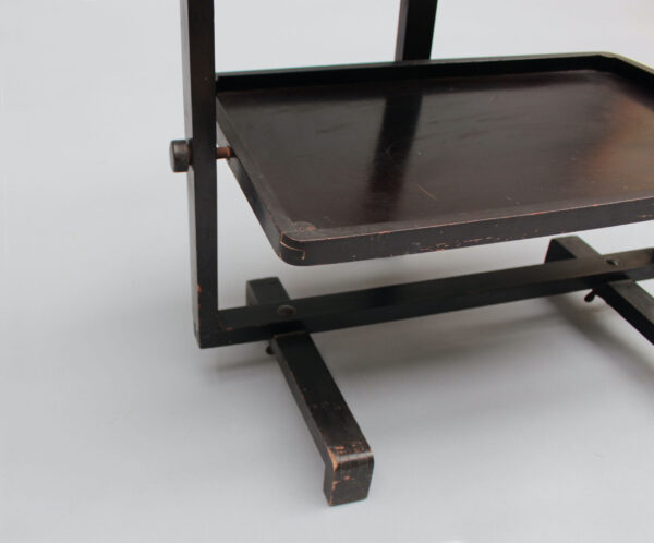 2 Fine French 1930s Wooden Folding Side Tables by Le Meuble Geisha - Image 20