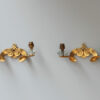 Set of 4 Fine French 1950s Gilded Bronze Wall Lights by Jules Leleu - Image 5