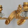 Set of 4 Fine French 1950s Gilded Bronze Wall Lights by Jules Leleu - Image 7