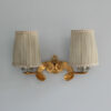 Set of 4 Fine French 1950s Gilded Bronze Wall Lights by Jules Leleu - Image 15