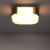 Fine French Art Deco Glass and Bronze Ceiling or Wall Light by Perzel - Image 7