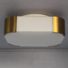 Fine French Art Deco Glass and Bronze Ceiling or Wall Light by Perzel - Image 8