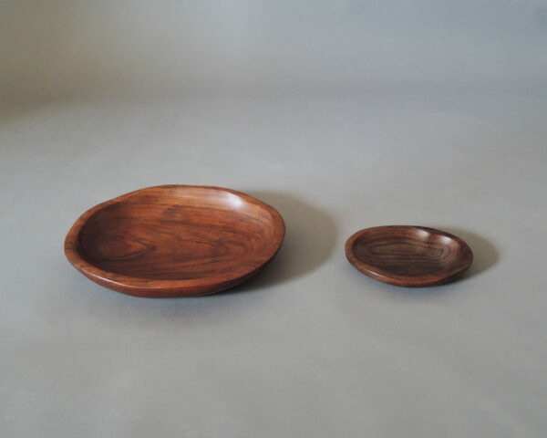 Alexandre and Odile Noll, Two Wooden Carved Trays - Image 3