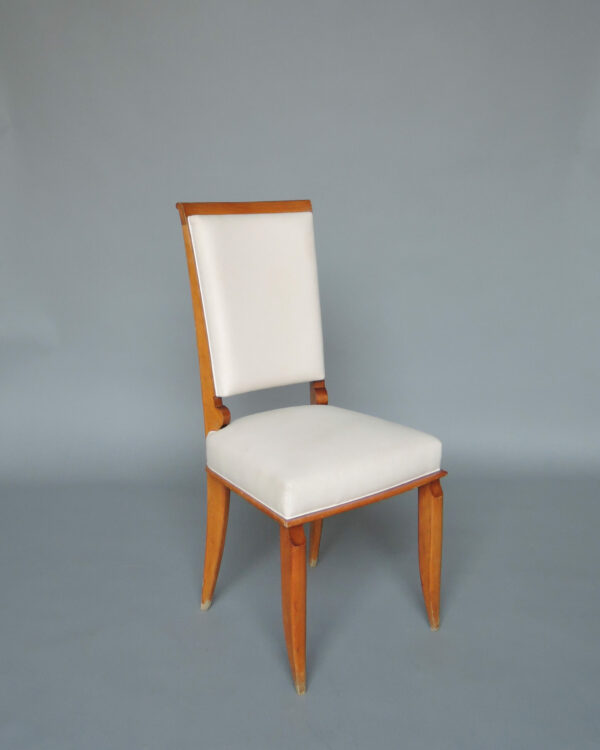 Set of 14 Fine French Art Deco Dining Chairs - Image 4