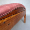 Unusual French Pine and Leather 1940s Benchin - Image 18
