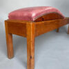 Unusual French Pine and Leather 1940s Benchin - Image 20