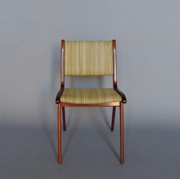 Fine French Mid-Century Mahogany Side Chair by Roset - Image 2