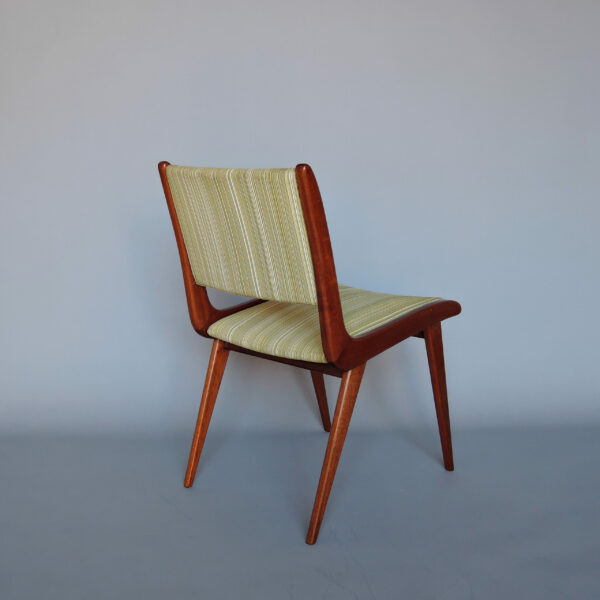 Fine French Mid-Century Mahogany Side Chair by Roset - Image 7