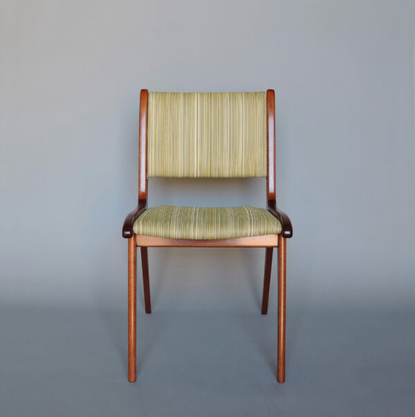 Fine French Mid-Century Mahogany Side Chair by Roset - Image 10