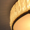 Fine French 1970s Brass and Glass "Queen's Necklace" Flush Mount by Perzel - Image 7