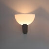 A pair of Fine French Art Deco Brushed Nickel and Glass Sconces by Jean Perzel - Image 7