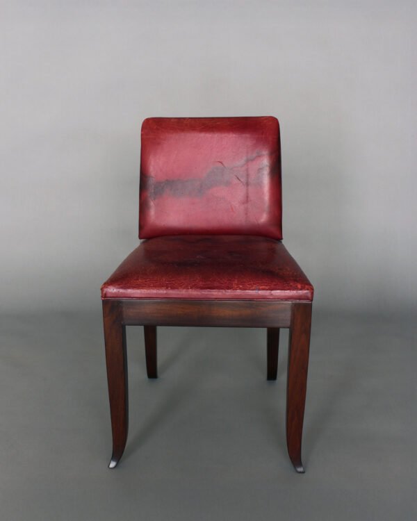 A Fine French Art Deco Mahogany Side Chair    - On Hold - - Image 2
