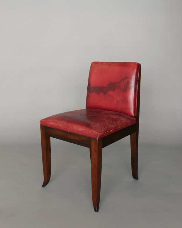 A Fine French Art Deco Mahogany Side Chair    - On Hold - - Image 3
