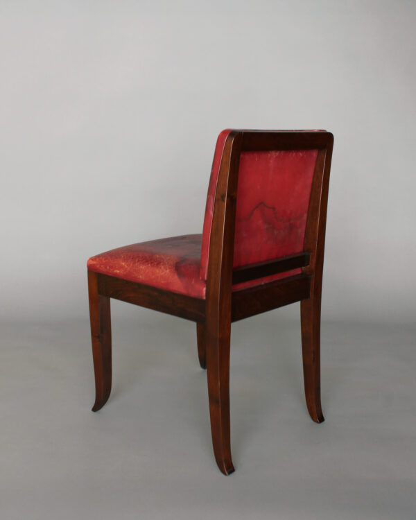 A Fine French Art Deco Mahogany Side Chair    - On Hold - - Image 5