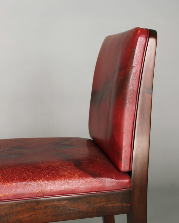 A Fine French Art Deco Mahogany Side Chair    - On Hold - - Image 7
