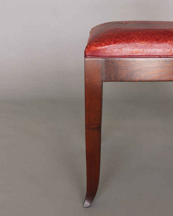 A Fine French Art Deco Mahogany Side Chair    - On Hold - - Image 9
