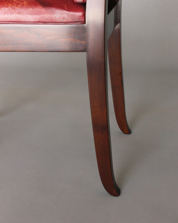 A Fine French Art Deco Mahogany Side Chair    - On Hold - - Image 8