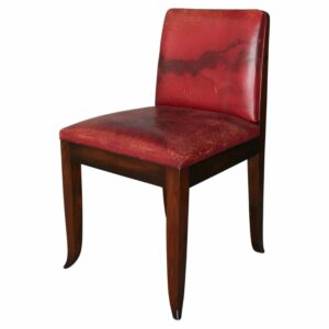 A Fine French Art Deco Mahogany Side Chair
