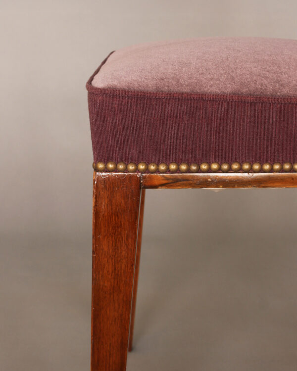 A Fine French Art Deco Walnut Side Chair - Image 10