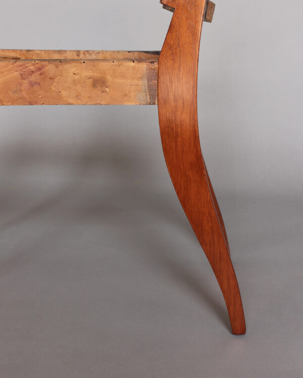 Pair of Fine French Art Deco Mahogany Side Chairs - Image 12