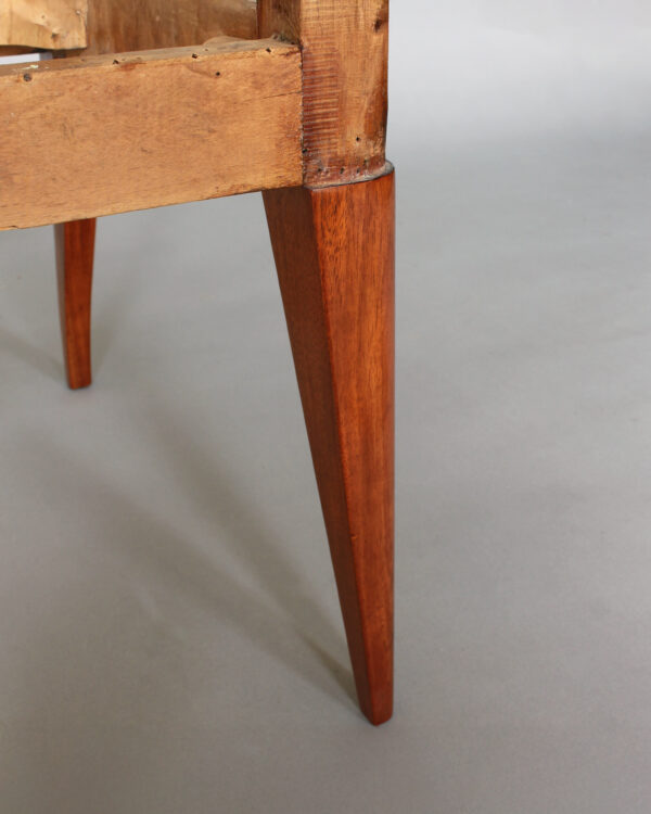 Pair of Fine French Art Deco Mahogany Side Chairs - Image 14