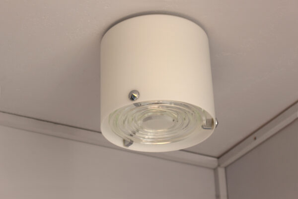 3 Fine French 1950s Glass and Chrome Flush Mounts by Perzel (1 pair + 1 similar) - Image 4