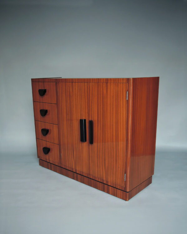 Fine French Art Deco Mahogany Buffet by Lahalle & Levard - Image 3