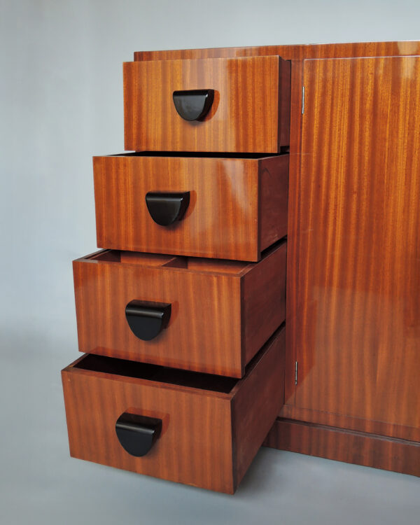 Fine French Art Deco Mahogany Buffet by Lahalle & Levard - Image 12
