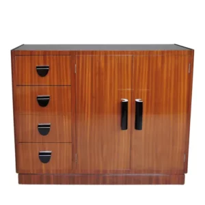 Fine French Art Deco Mahogany Buffet by Lahalle & Levard