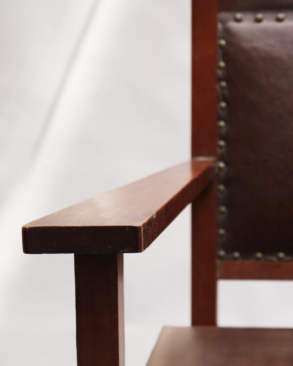 Fine Large Vienna Secession Armchair - Image 12
