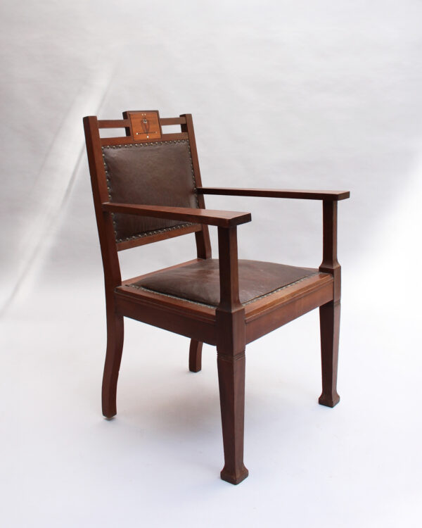 Fine Large Vienna Secession Armchair - Image 3