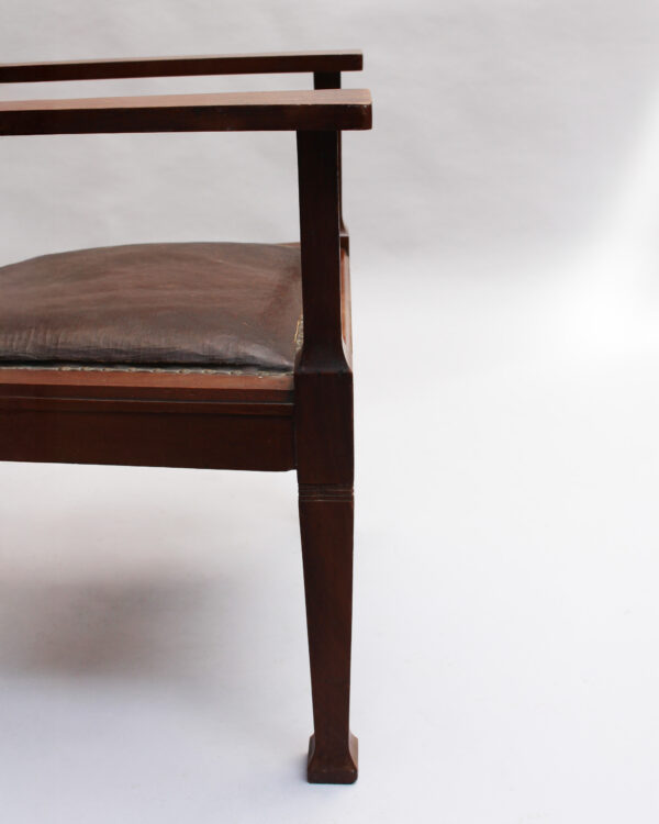 Fine Large Vienna Secession Armchair - Image 10