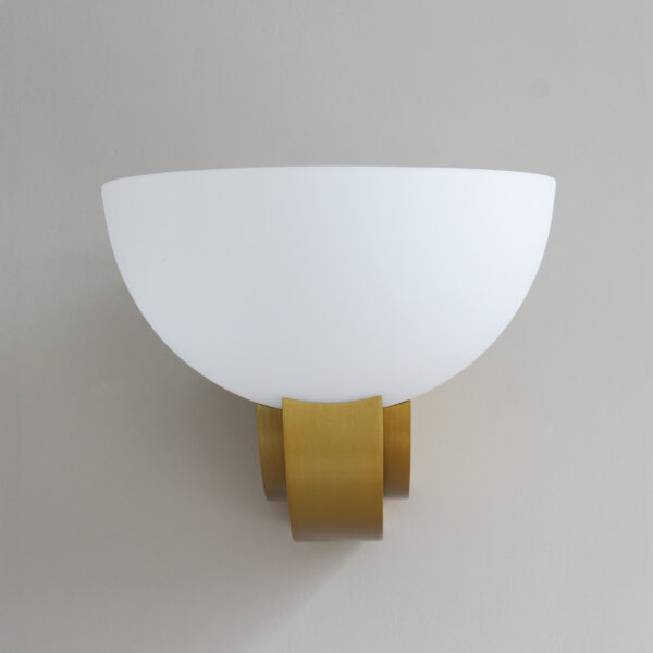 2 Pairs of Fine French Art Deco Bronze and Glass Sconces by Jean Perzel - Image 10