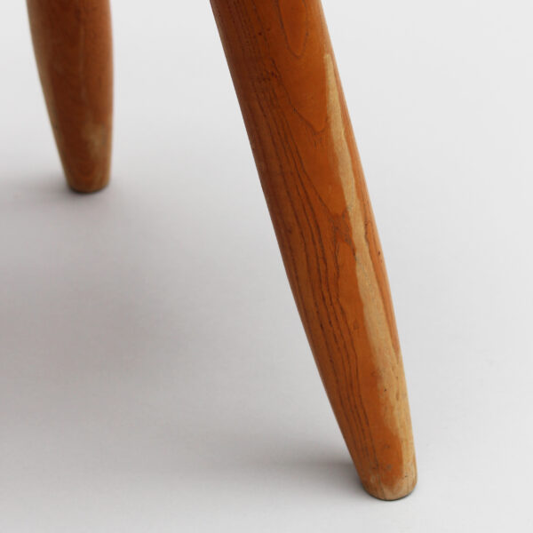 Charlotte Perriand - 1950s Low Solid Oak Berger Stool - Image 8