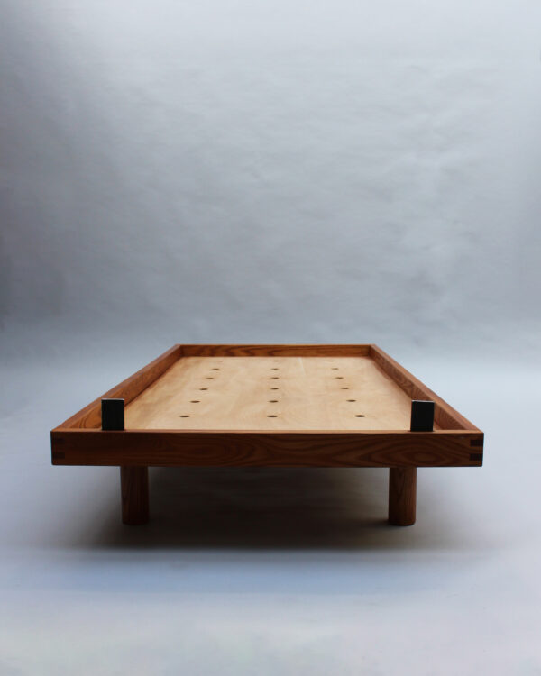 Fine French 1950s Solid Elm "Godot" daybed by Pierre Chapo - Image 14
