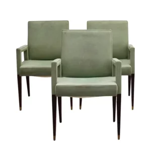 3 Fine French 1960s Armchairs by Jules Leleu