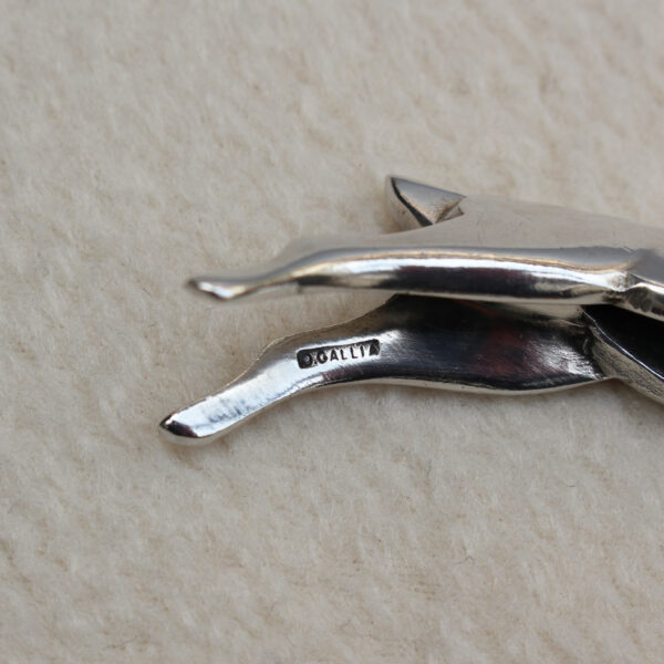 Set of 12 Fine French Art Deco Silver plated "Gallia" Knife Rests by Christofle - Image 17