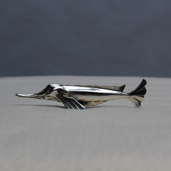 Set of 12 Fine French Art Deco Silver plated "Gallia" Knife Rests by Christofle - Image 8